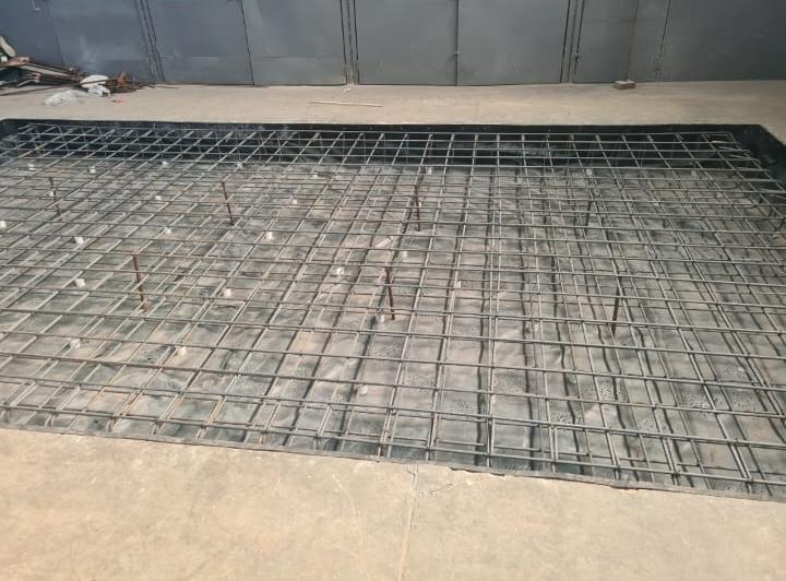 Alhim Projects floor construction work in progress on site